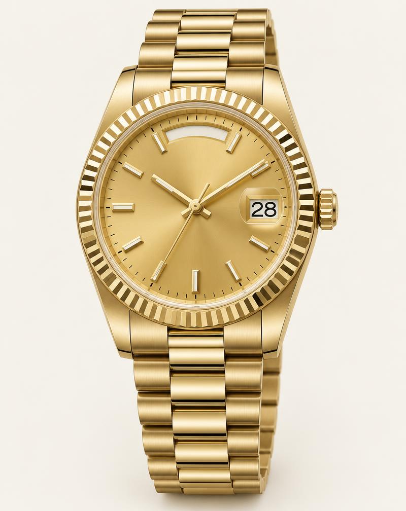 Rolex Day-Date 36 Réf. 18038 – Verre Saphir, Cadran Doré