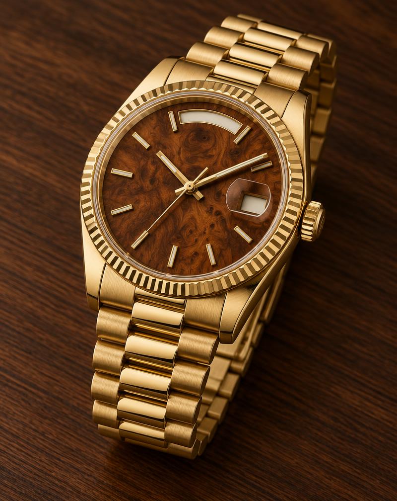 Rolex Day-Date 36 Réf. 18038 – Cadran Bois précieux / Wood Dial