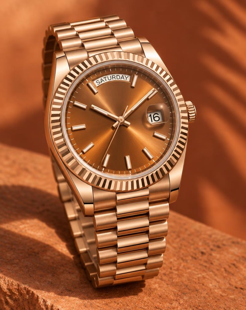 Rolex Day-Date 36 Réf. 18235 – Cadran Cuivre Soleil