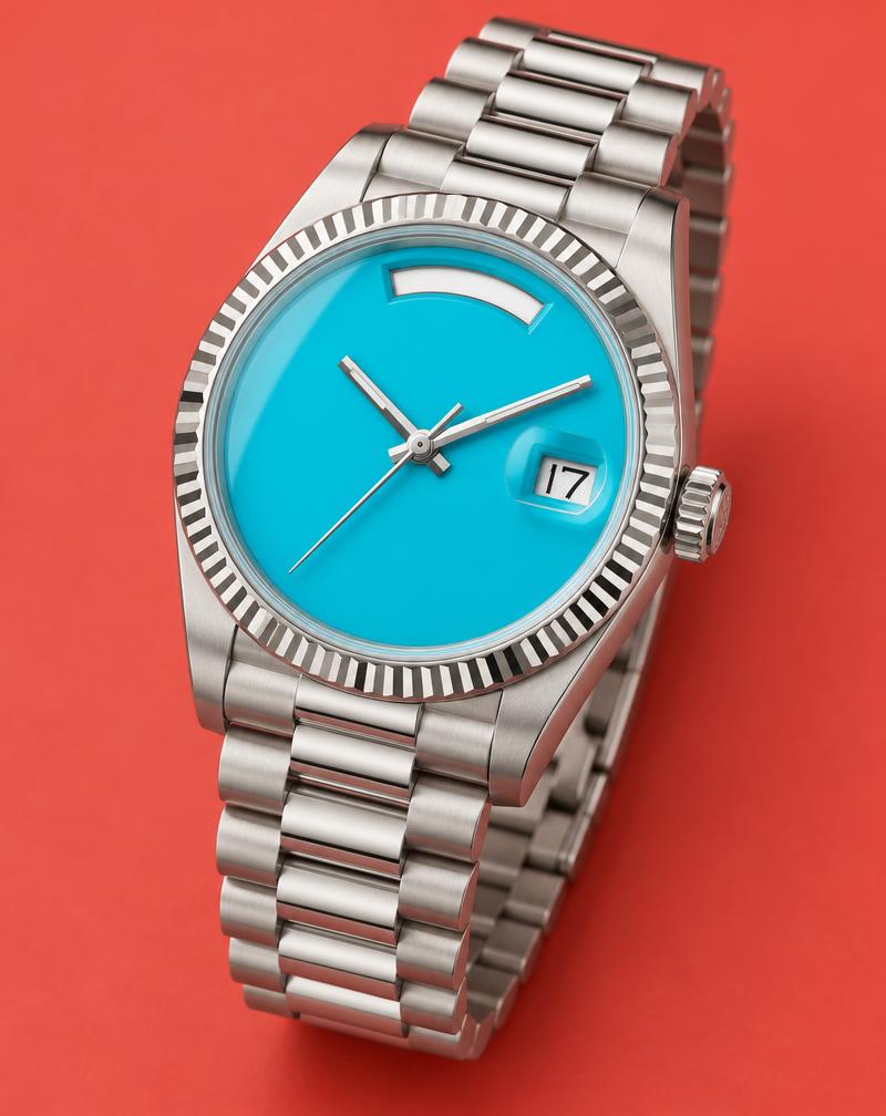 Rolex Day-Date 36 Réf. 18038 "Stella" – Cadran Laqué Rouge ou Turquoise